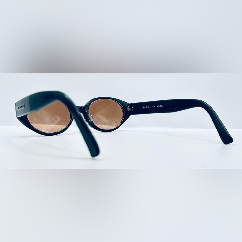 Vintage Jones New York JNS208 Blue Gray Oval Sunglasses Frames Only - Picture 5 of 8